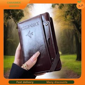 ❣️❣️❣️ New Retro Leather Card Case Passport Holder Cover Wallet Travel Accessories For Women Men