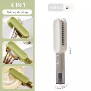 Chổi cọ rửa dao đũa kết hợp mài dao cây cọ nắp rửa bình sữa chuyên dụng 4 chức năng trong 1
