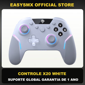 EasySMX X20 Wireless Gamepad Enhanced Controller Compatible with PC/NS/TV/Phone/Laptop Hall Micro Triggers Joystick RGB Effect