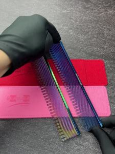 BAVURAGrooming Comb Stainless Steel Aluminum Alloy Steel for Dogs And Cats Professional Quality for Easy Hair Care