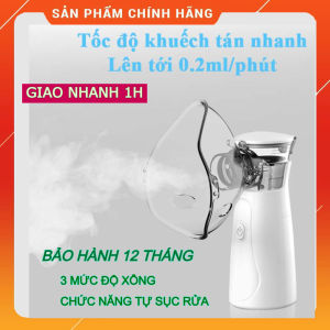 (HỏaTốc1h) Máy xông khí dung cho bé Nebulizer máy xông mũi họng cầm tay mini phun khí dung