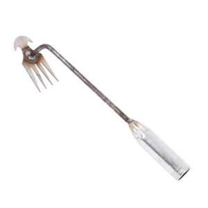 Weeding and rooting tool steel 4 tooth weeder root digger garden hoe agriculture tool and equipmen