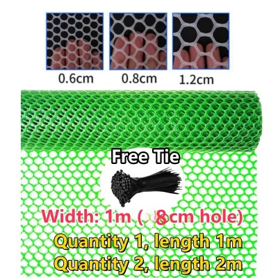 PVC Plastic Safety Net 50cm 100cm Balcony Railing Protection Net Baby Halang Kucing Masuk PE Mesh Plastik Jaring Pagar 阳台网