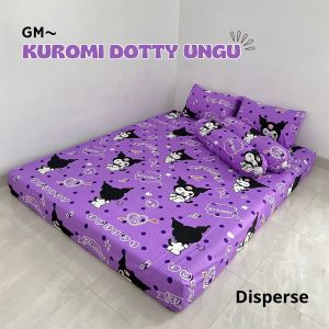 SPREI MOTIF KARAKTER LUCU KUROMI II BERKWALITAS NYAMAN SET SARBAN SARGUL
