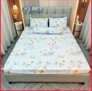 🆘GIẢM 50%🆘 Bộ Ga Gối 4 Món Lyocell Than Hoạt Tính Kháng Khuẩn Thoáng Mát Mềm Mịn _ Nemtot Bedding
