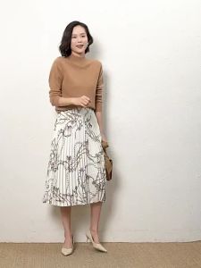 Women Turtleneck Long Sleeve Casual Loose Sweater Soft Winter Pullover Sweaters