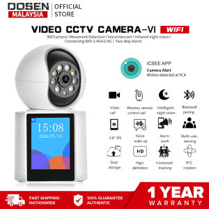 DOSEN Icsee V1 Video Cctv Camera Wireless connect phone 360° for home Baby Monitor / Full Color Night Vision / Auto Tracking Wifi Camera