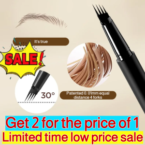💕Limited Time Low Price💕Four-Pronged Slim Liquid Eyebrow Pencil with Hair Flow Wild Eyebrow Roots Are Distinct and Long-Lasting with Multi-Pronged Brush Head Plush Liquid Water Eyebrow Pencil