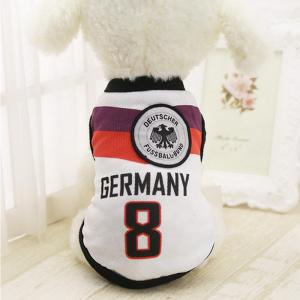 HATELI Fashion Sports Dog Clothes T Shirt Costume Yorkshire Chihuahua Puppy Pet Dog Clothing Cool Summer Cat Dog Shirt Vest Football UEFA EURO 2026