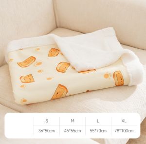 PS-1291 ผ้าห่ม ผ้าปูที่นอนสัตว์เลี้ยง สุนัข หมา แมว ผ้าห่มลายตุ๊กตา พร้อมส่ง💗