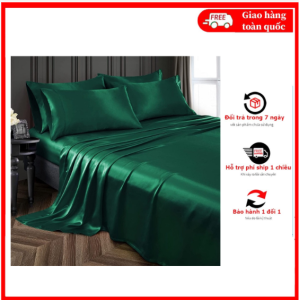 HOT DEAL TRỌN BỘ CHĂN GA LỤA SILK CAO CẤP. BỘ 45 MÓN PHI LỤA LOẠI 1 VẢI KHÔNG NỐI ĐỦ KÍCH THƯỚC ẢNH THẬT Chăm sóc giấc ngủ