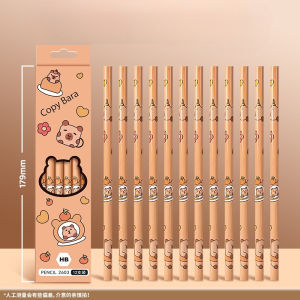 12PCS Capybara Pencil HB Cute Pencils Cartoon Drawing Pencil Set for Kids Student Sketching School Supplies