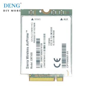 🎀🎁【Special price】Deng 1ชุดการ์ด4G 300Mbps WWAN EM7455ไร้สาย1103582 fdd tdd LTE Cat6 NGFF M.2โมดูล4G สำหรับแล็ปท็อปและเราเตอร์4G