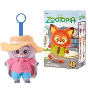 Zootopia Plush Keychain Blind Box Judy Nick Cute Plush Pendant Kids Toys Fans Gift