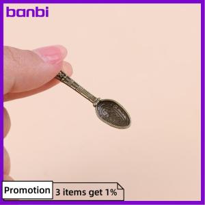 banbi 10ชิ้น/เซ็ต VINTAGE MINI ช้อนส้อมตุ๊กตา miniatures Tableware Toy
