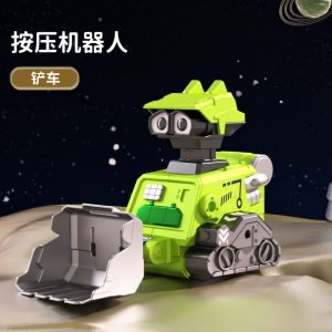 Mainan Mobil Robot Konstruksi Premium - Mainan Mobil tahan banting ditekan kemudian jalan