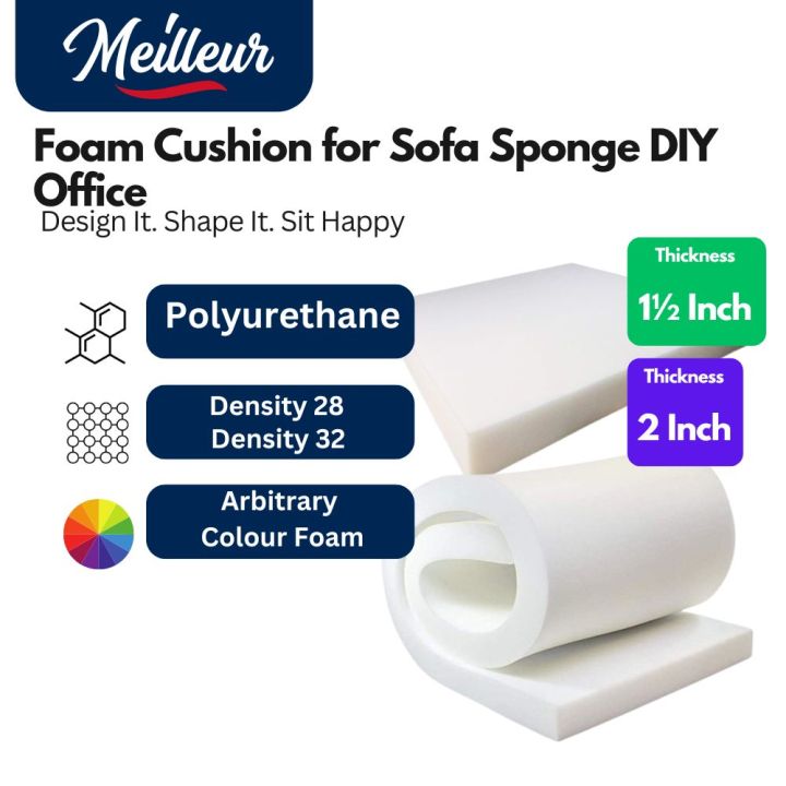 thumbnail image 2 of FOAMMA 5x24x24 High Density Upholstery Foam - Medium Firm Cushion Replacement 2 of 9