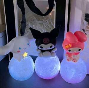 sanrio Night light melody Kuromi Cinnamon Roll Decoration