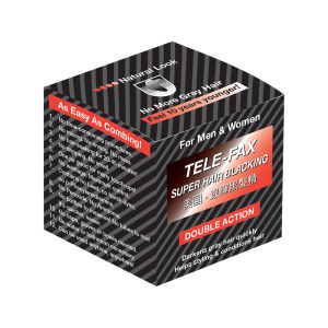 Telefax Super Hair Blacking Cream / Darkens Gray Hair Quickly / Helps Styling & Conditions Hair / Expiry Date 30 Jun 2028