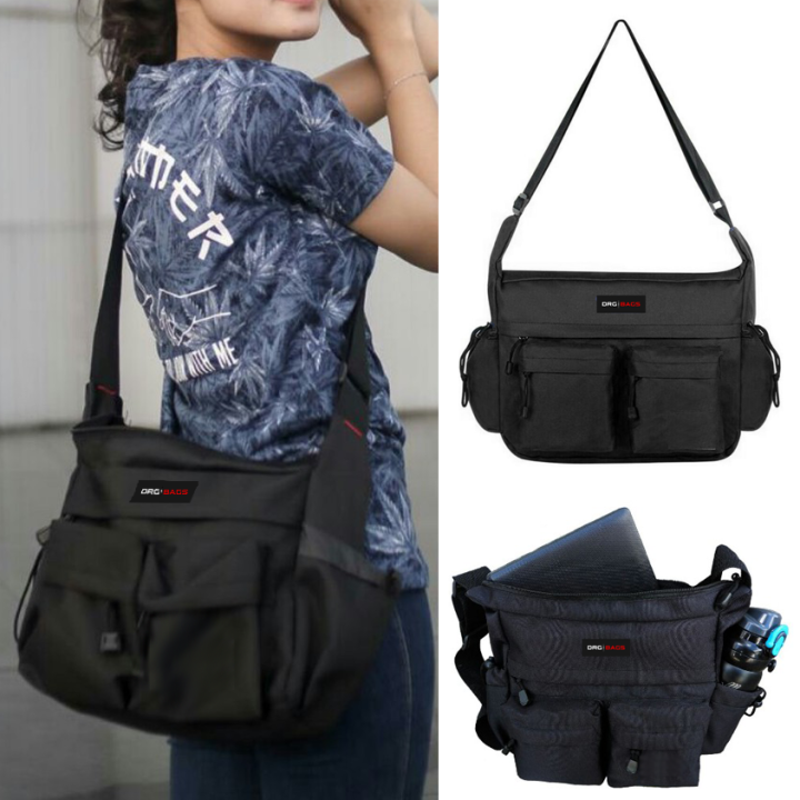 BISA COD] Tas Selempang Pria Wanita DRG Sling Bag SlingBag Branded