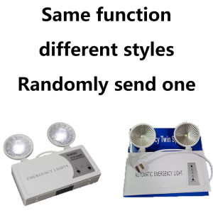 【BUY 1 TAKE 2】LED Emergency Light LED twinhead rechargeable 5000mAh Twinhead emergency lamp Emergency Lamp Safety Exit Evacuation Instructions Work Lights LED Lighting for Shopping Malls Schools Dormitories Staircases Office Buildings Emergency light