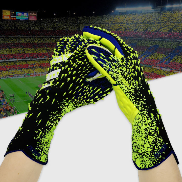 New Latex Goalkeeper Gloves Fingerless Thickened Football Goalkeeper