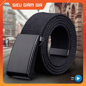 Thắt lưng nam bằng vải bố canvas nhanh khô độ bền cao bảo hành 24 tháng