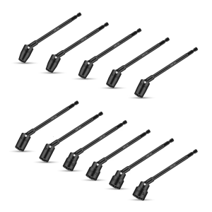 Electric Drill Socket Adapter for Impact Driver with Hexagonal Shank Socket Rotatable Extension Drill Socket