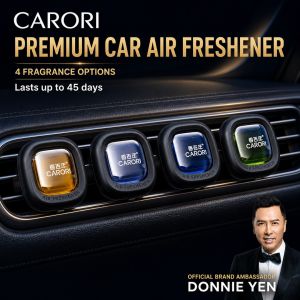 CARORI Car Air Freshener Air Vent Clip Adjustable Scent Intensity 45 Days Long Lasting Zero Formaldehyde Metal Frame