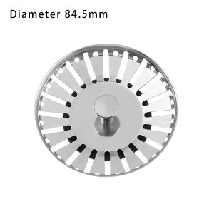KENJE Durable 84mm Kitchen Tools 79mm Basket Drainer Filter Plug Sink Strainer Water Stopper