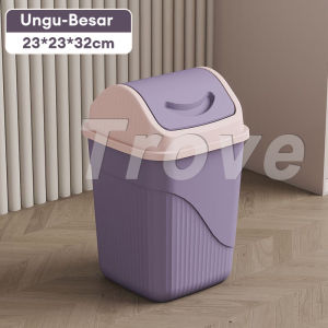 Trove Life Tempa Keranjang Sampah Plastik 12/15 Liter - Tempat Sampah Minimalis Untuk Rumah