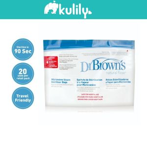 Dr Browns Microwave Steam Sterilizer Bags (5 Reusable Bags)