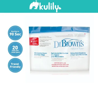 Dr Browns Microwave Steam Sterilizer Bags (5 Reusable Bags)