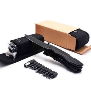 Portable folding pliers Multi-tool pliers Stainless steel pocket pliers Home Multi-purpose repair tools Manual bottle opener pliers Outdoor Camping Survival multifunction cutter Mini Screwdriver set