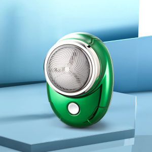 2025 New Electric Shaver Mini Portable Beard Trimmer Gradient Space Stone Beard Shaver  USB Rechargeable 电动剃须刀