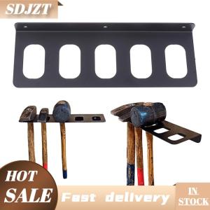 SDJZT Heavy Duty Metal Hammer Holder Bracket Wall-mounted Tool Organizer Rack For Workshop Garage Home Use Shed