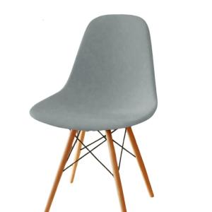 Milk Silk Shell Chair Cover Stretch Solid Color Seat Cover Washable Dining Chairs Slipcover for Living Room