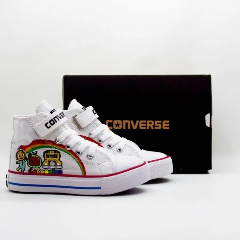 Sepatu Converse Anak Motif cocomelon Terbaru Sepatu Balita Sepatu