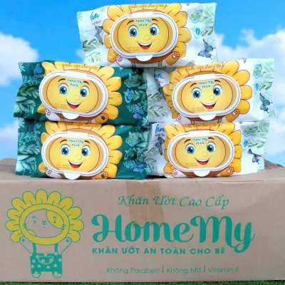 [Giá sỉ] thùng 15 gói khăn ướt Baby 650grs gói to không mùi khổ to17x22 cmvải bi dày dặn