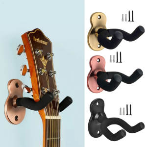 Guitar Wall Mount Hanger Metal Guitar Hanger Guitar-Shaped Guitar Wall Hanger Guitar Holder Stand for Electric Guitar