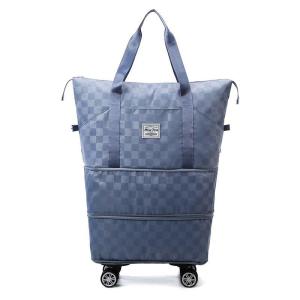 Folding Luggage Bag Air Consignment Bag Water Proof / Foldable Travel Bag Universal Wheel