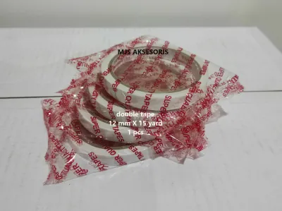 Double Tape Nawa /Golden Star Tape 12 mm x 15 yard Terbaru!!! Berkualitas doble tipe super kuat kecil