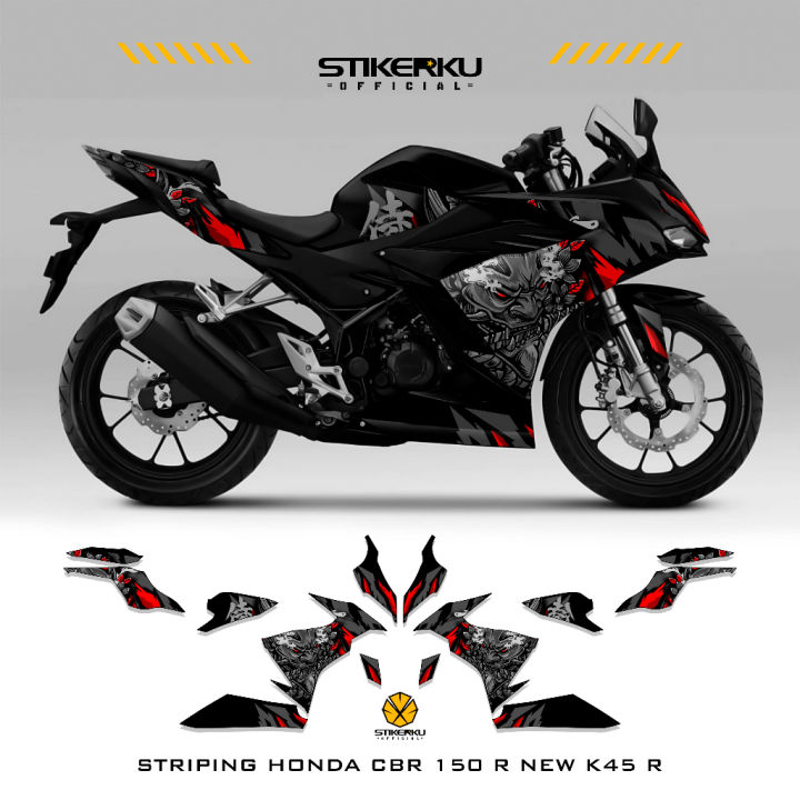 STRIPING CBR150R K45R MOTIF CBR 150R STICKER STIKER