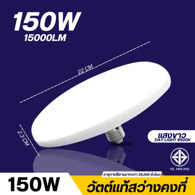 หลอดไฟ LED รับประกัน2ปี หลอดไฟ UFO 45W 55W 85W ทรงจานบิน หลอดไฟติดเพดาน ขั้ว E27 แสงเดย์ไลท์ แสงวอร์มไวท์ หลอดไฟแอลอีดียูเอฟโอ ประหยัดไฟ