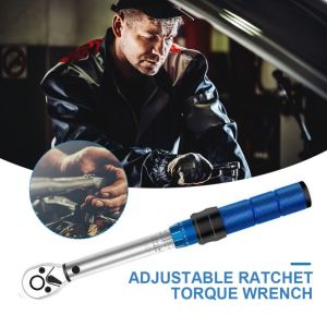 TUO29 3/8 Inch Torque Wrench Square Drive Torques Key 10-60N.m Bicycle Automotive Tool Multifunction Professional Ratchet Torque Wrench Set Mountain Bike