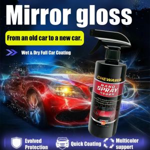Car Paint Protection Spray Car Coating Agent Fast-acting Car Paint Waxing Coating Liquid Nano Crystal Coating Spray Polishing Dustproof Paint Surface