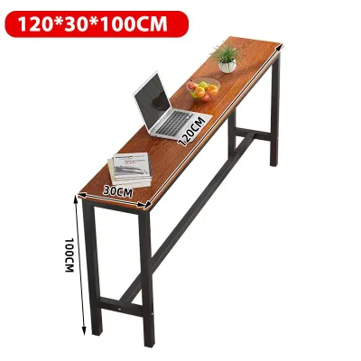 Bar table Family Living Room High Foot table long Table Milk Tea Shop Table Narrow Table