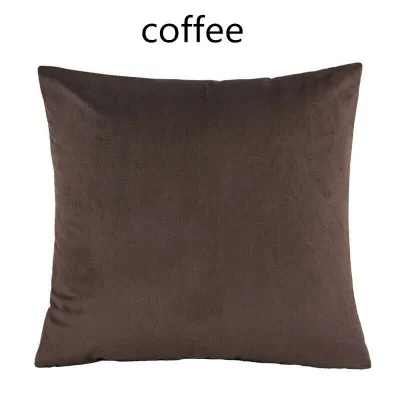 40x40 45x45 50x50 60x60 cm Square Large Velvet Plain Cushion Cover Throw Pillow Case Home Sofa Decor