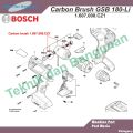 Carbon Brush Bor  Bosch GSB 180-Li (1.607.000.CZ1) OrigInal. 