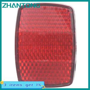ZHANTONG จักรยานพลาสติกสะท้อนแสงไฟท้ายสะท้อนด้านหน้าและไฟท้าย